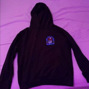 scw skeleton rose sweatshirt